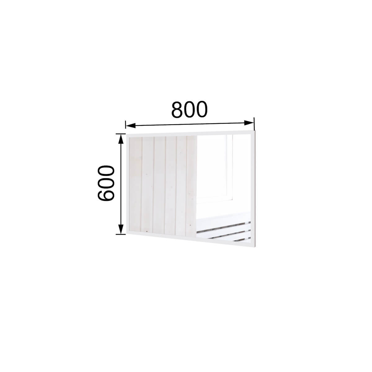 Спальня Толедо Зеркало ТЗ-20 белый