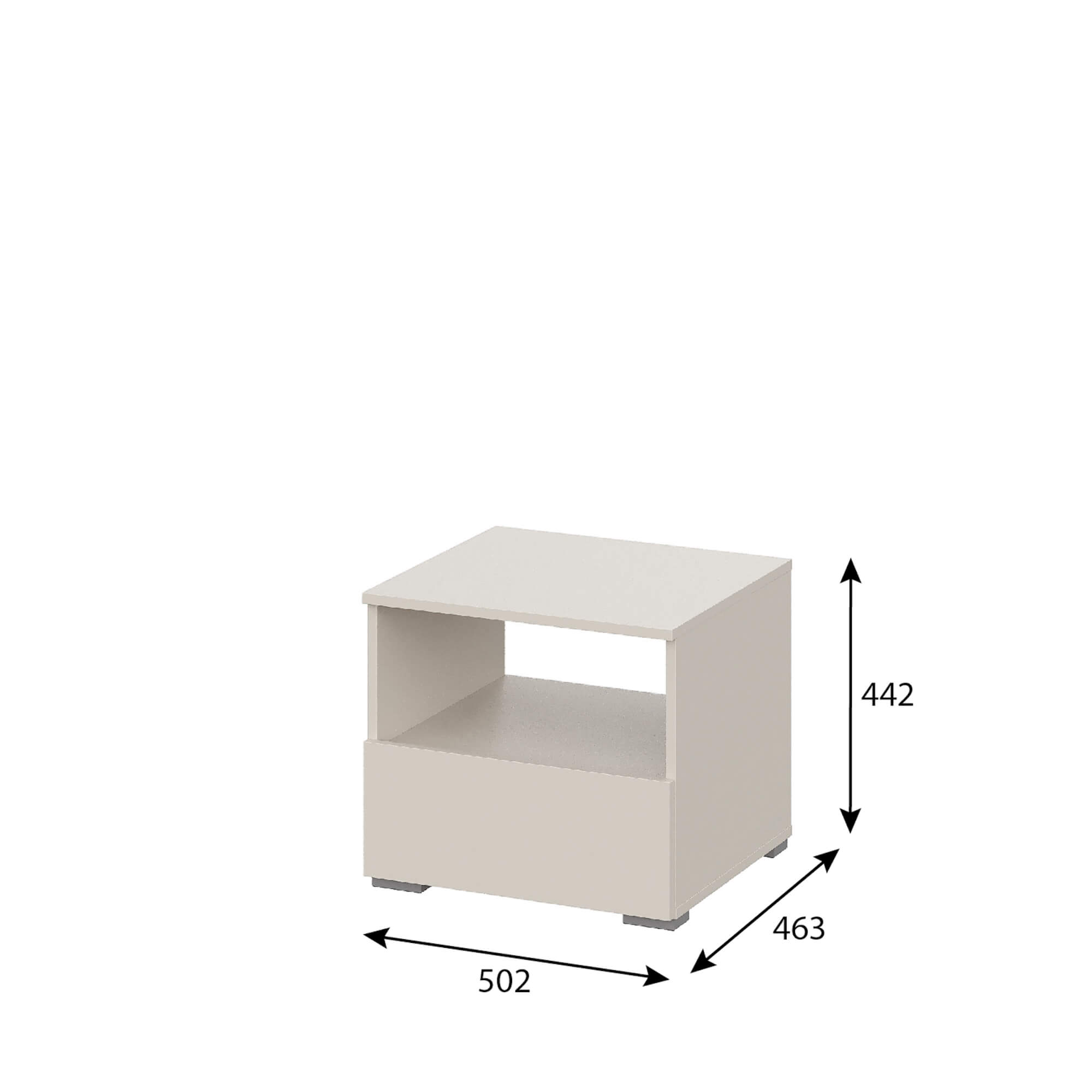 Люмо Тумба прикроватная ТБ 01 кашемир