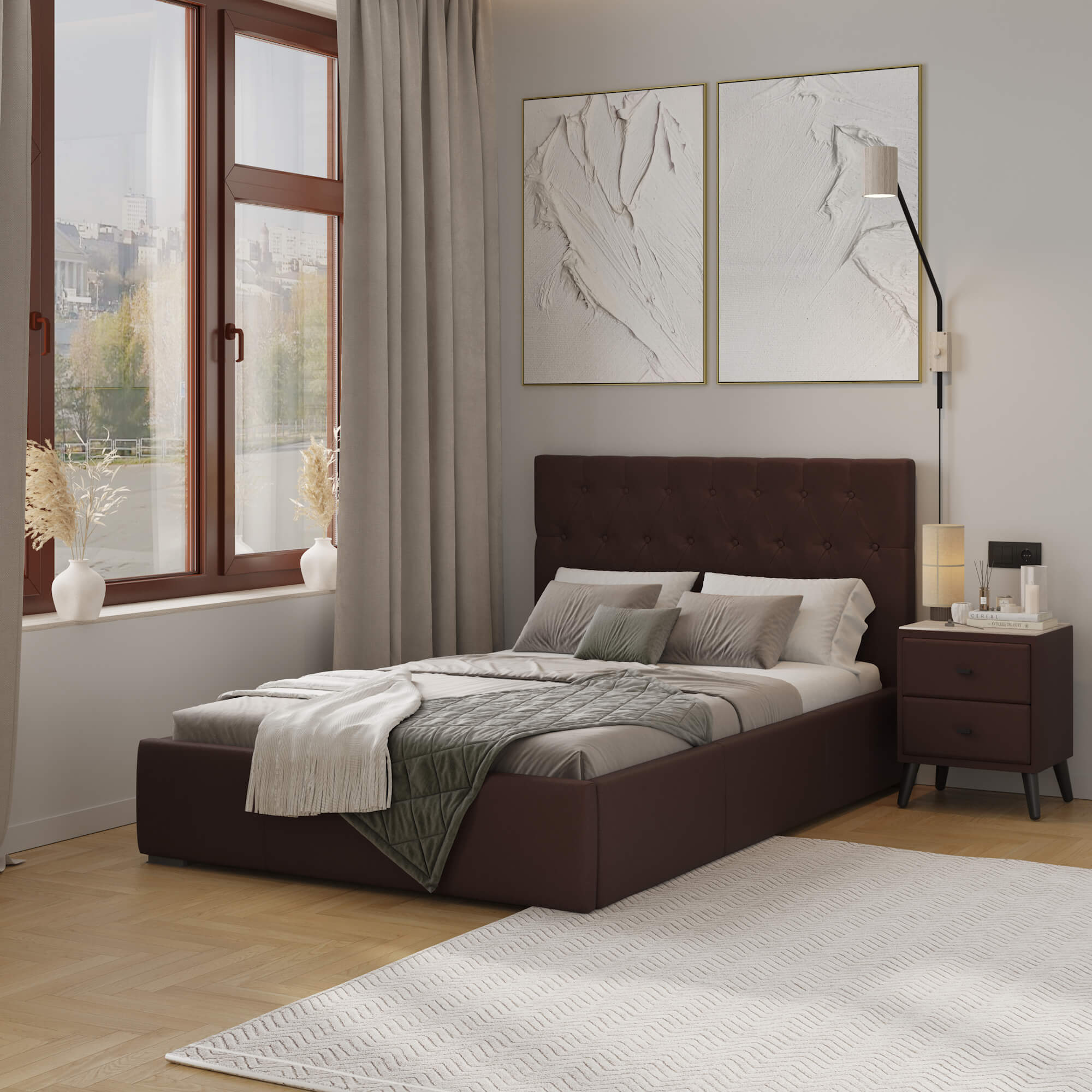 Кровать 1,2м "Октавия"