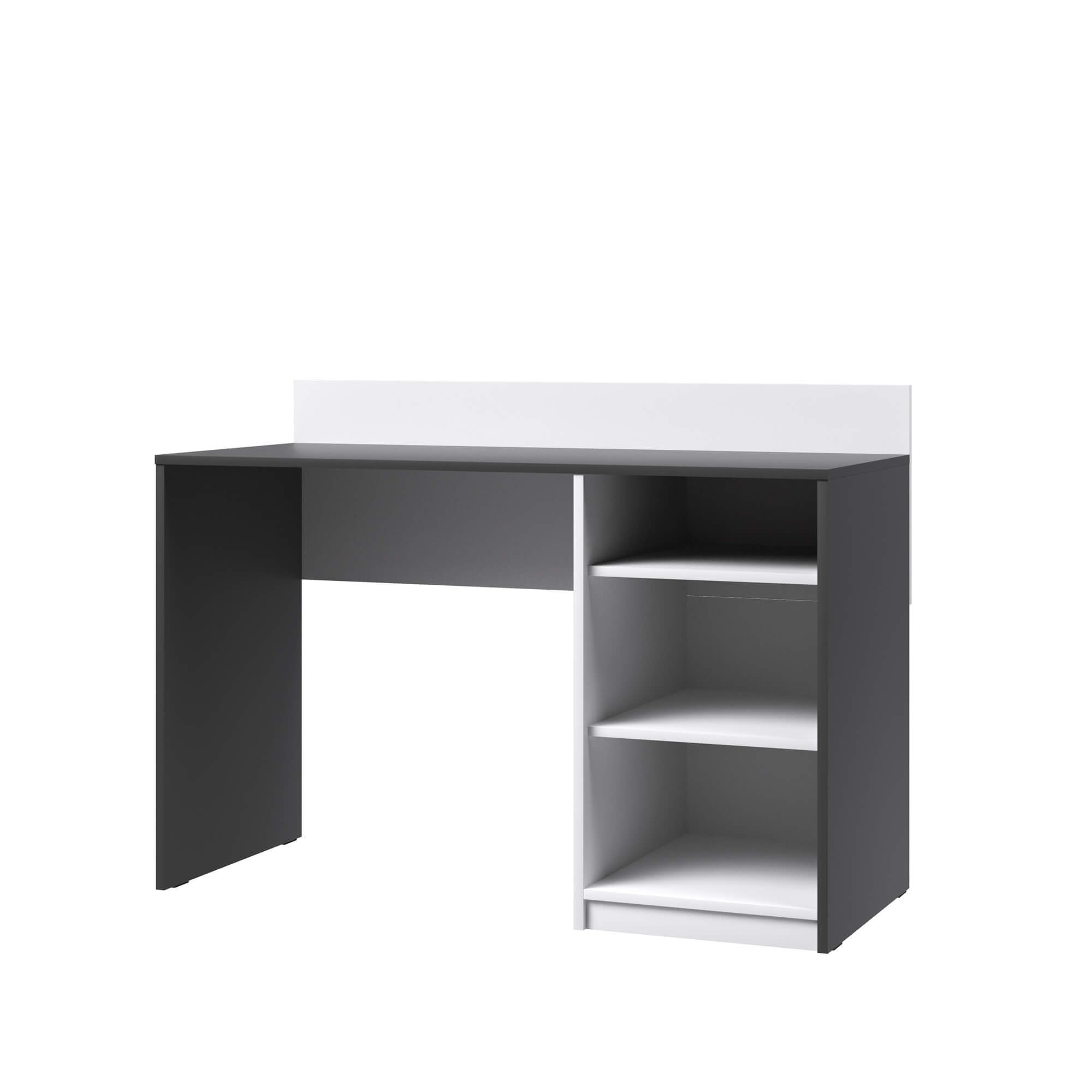 Спальня Кэнди Стол письменный КС-1 графит/белый/белый
