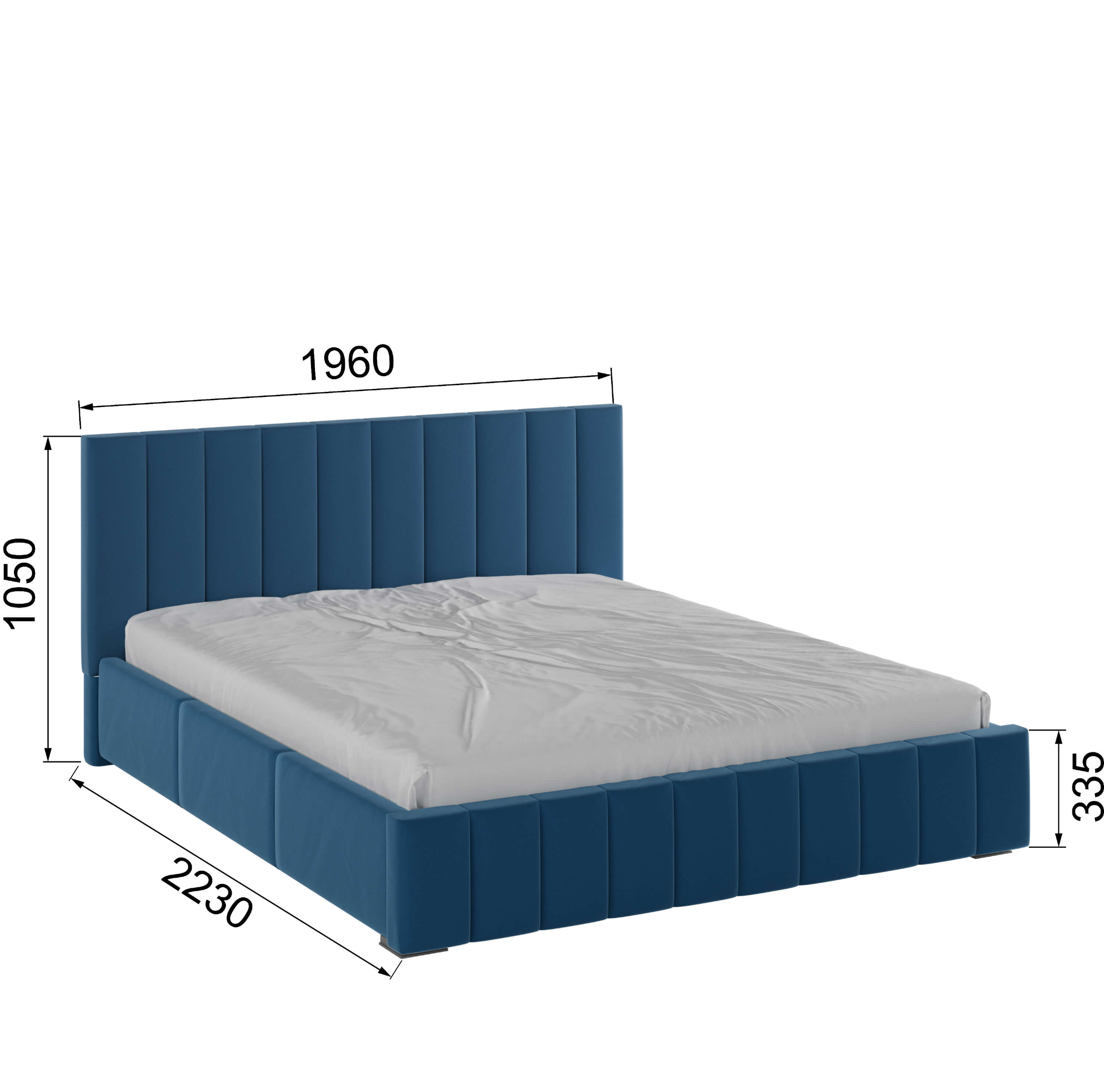 Корпус Нега интерьерной кровати (1,8м) атлантида