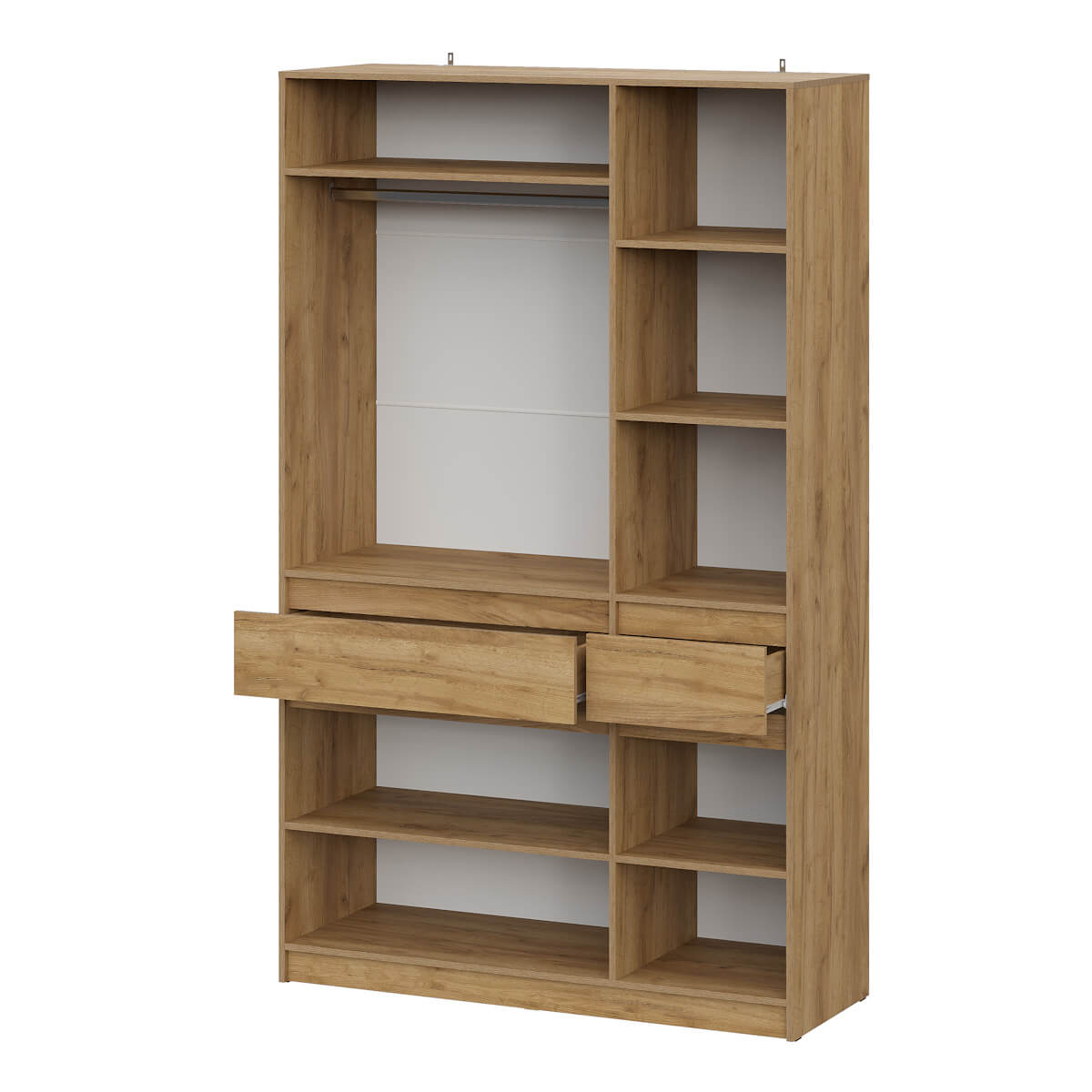 МС "Авиньон" Шкаф трехстворчатый Дуб Крафт Золотой/Графит серый